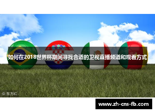 如何在2018世界杯期间寻找合适的卫视直播频道和观看方式 如何在2018世界杯期间寻找合适的卫视直播频道和观看方式