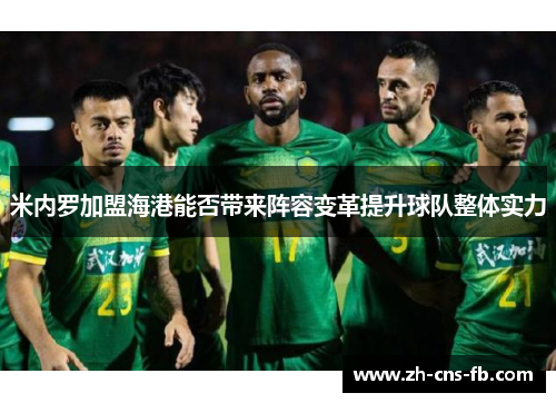 米内罗加盟海港能否带来阵容变革提升球队整体实力
