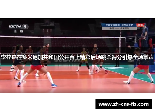 李梓嘉在多米尼加共和国公开赛上精彩后场跳杀得分引爆全场掌声